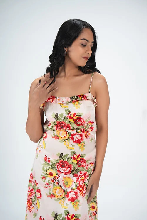 Aanya maxi floral dress