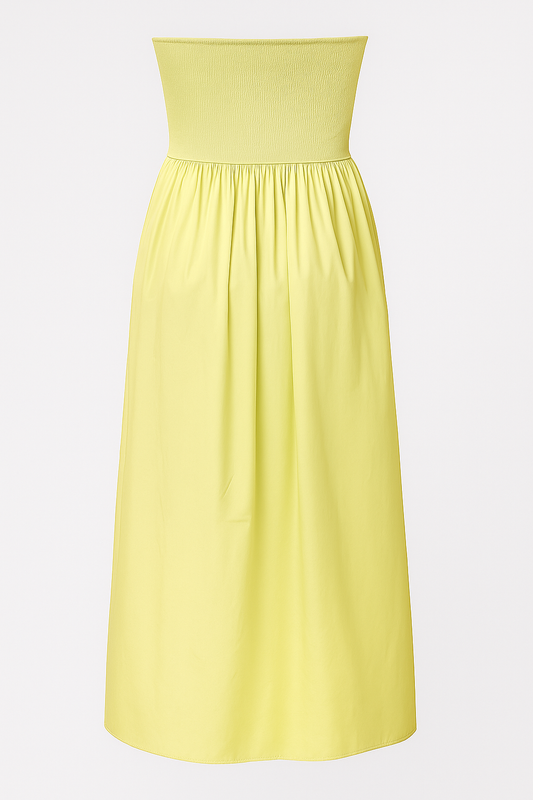 Butter yellow zoya maxi dress
