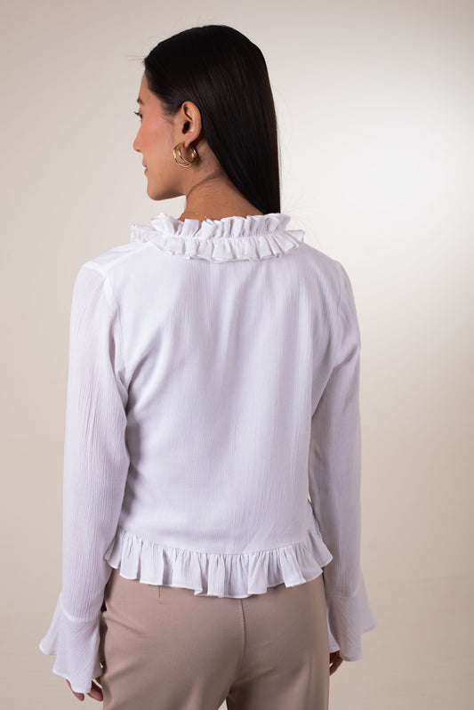 Aria Ruffle Top