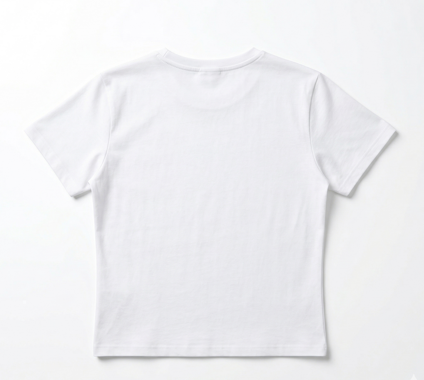 Star girl white crop top