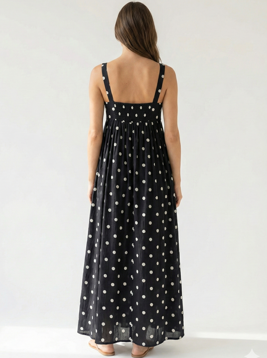 Poppie Polka dot Midi dress