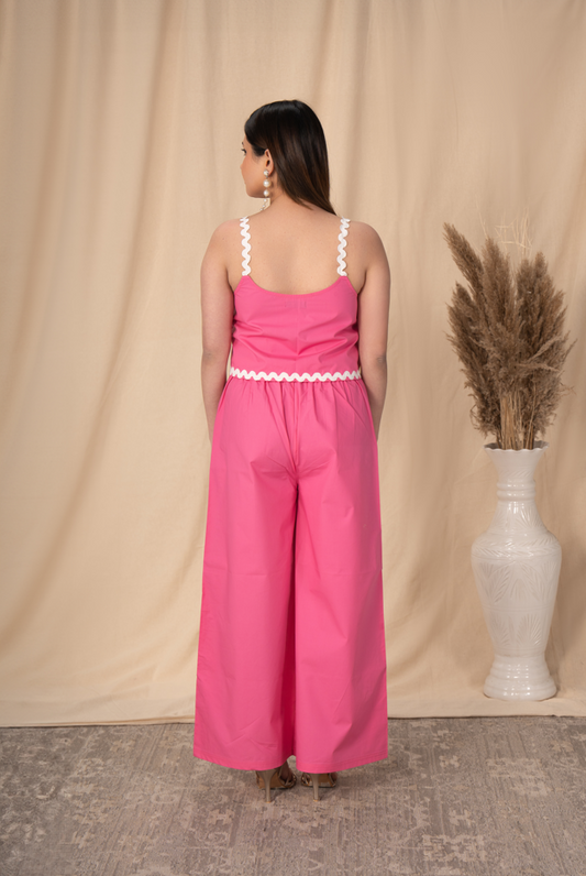 Pink Orchid Lace Co-ord set