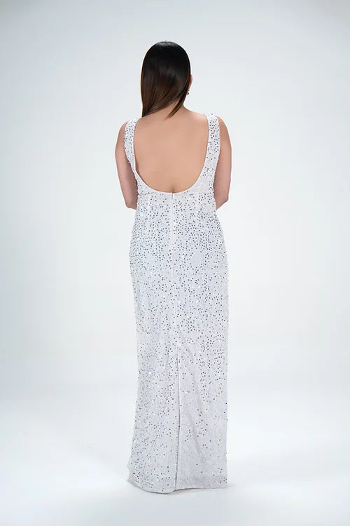 Snow Sequin maxi dress