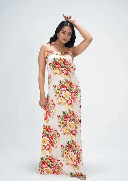 Aanya maxi floral dress
