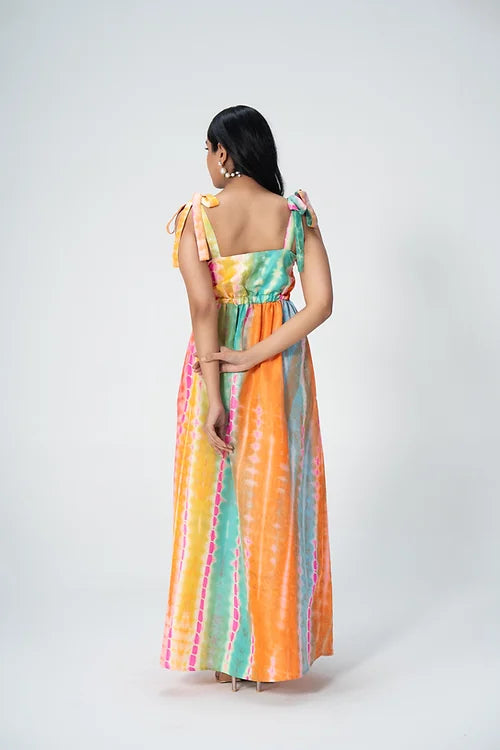 Mia Rainbow shirt dress