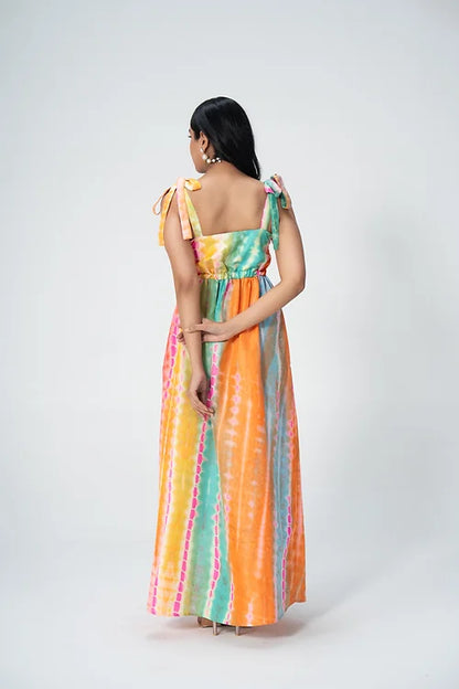 Mia Rainbow shirt dress