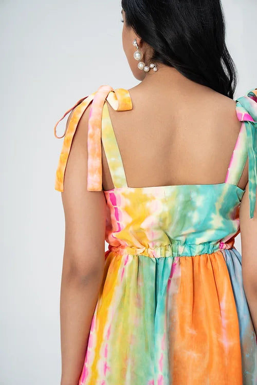 Mia Rainbow shirt dress