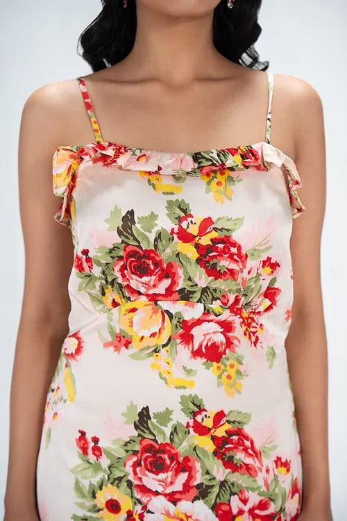 Aanya maxi floral dress