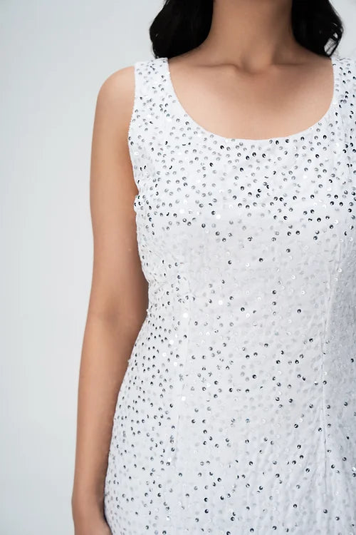 Snow Sequin maxi dress