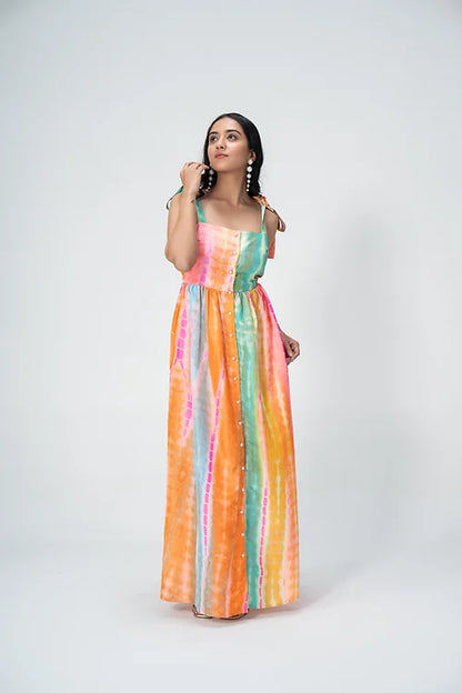 Mia Rainbow shirt dress