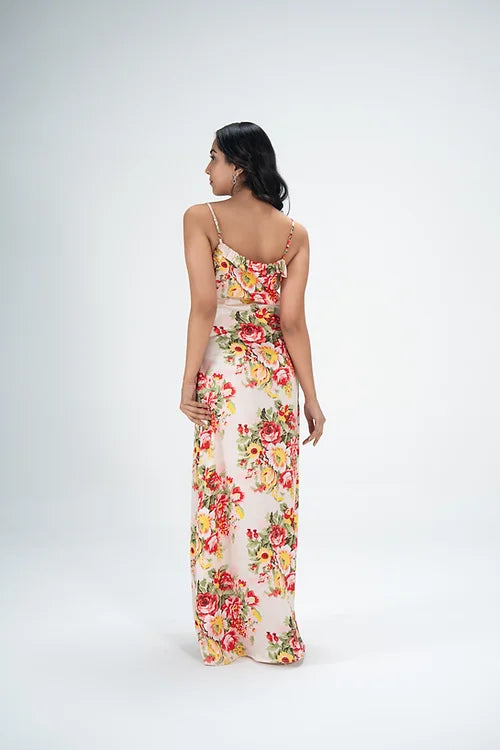 Aanya maxi floral dress