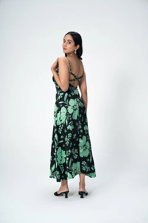 Senorita backless midi dress