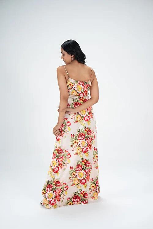 Aanya maxi floral dress