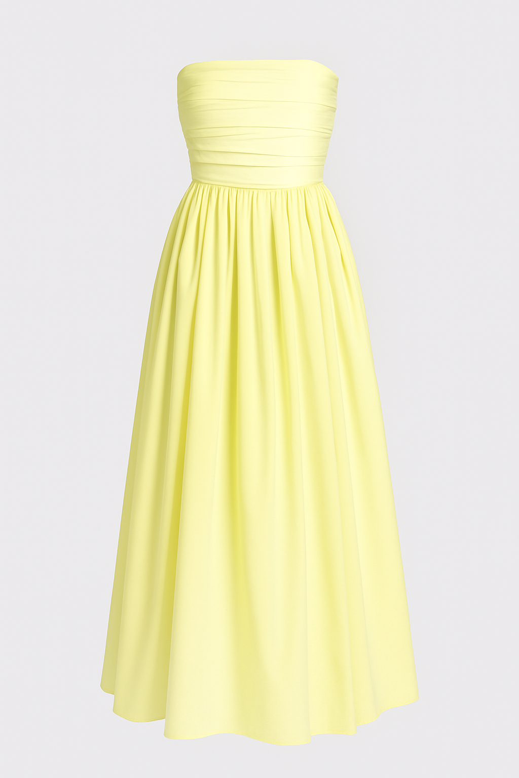 Butter yellow zoya maxi dress
