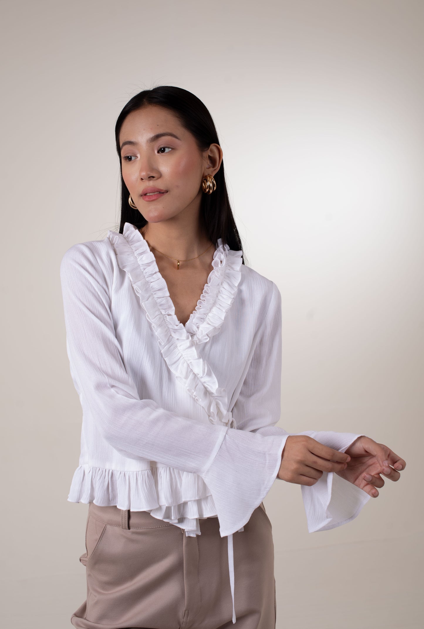 Aria Ruffle Top