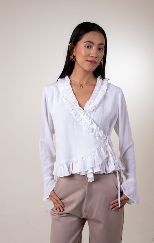 Aria Ruffle Top