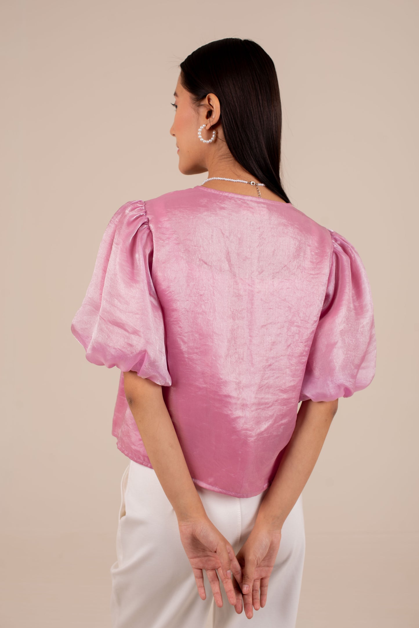 Liana Tie Front Top