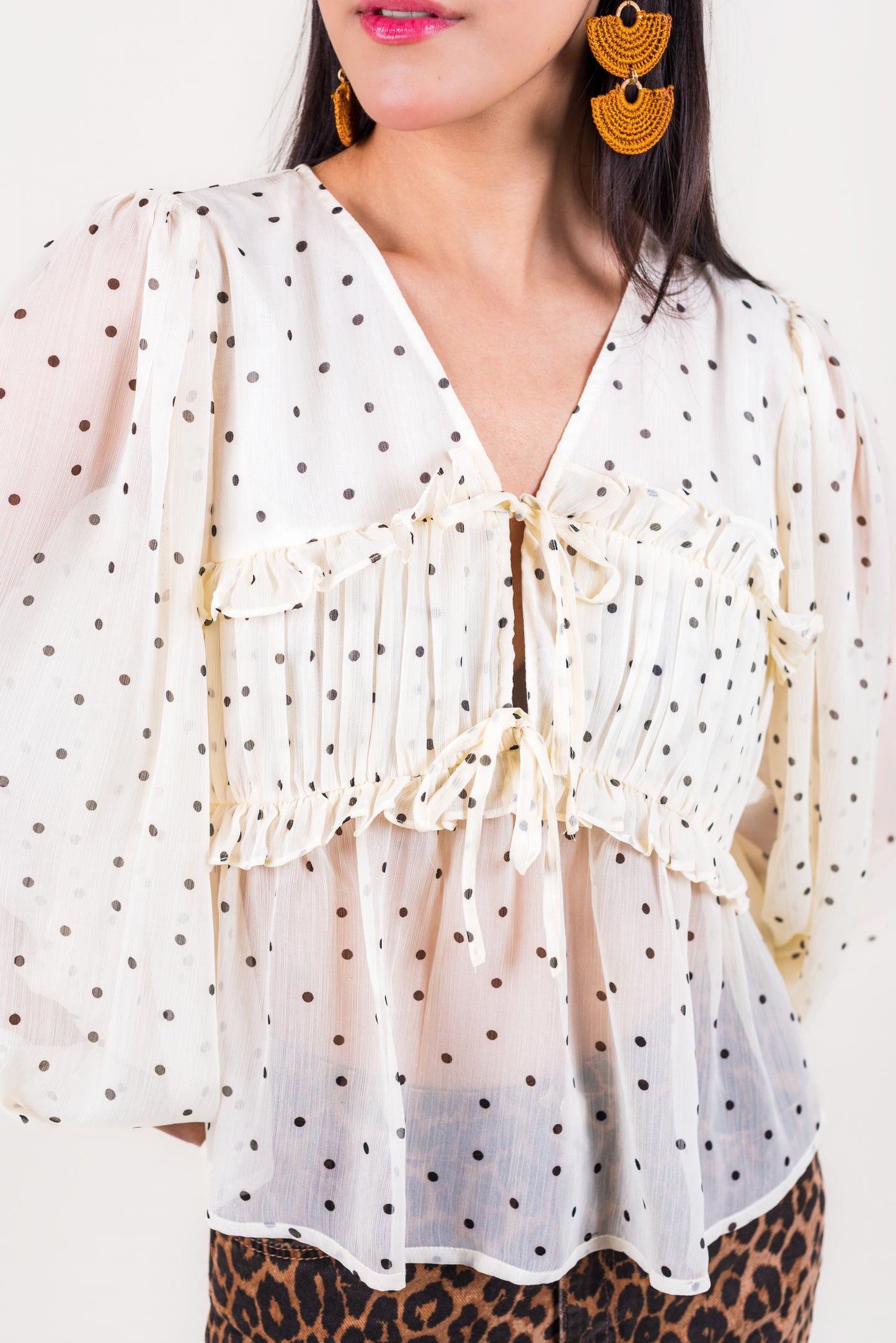 Cascade Sheer Top