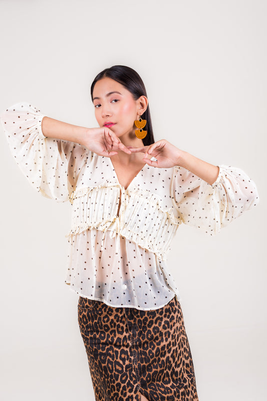 Cascade Sheer Top
