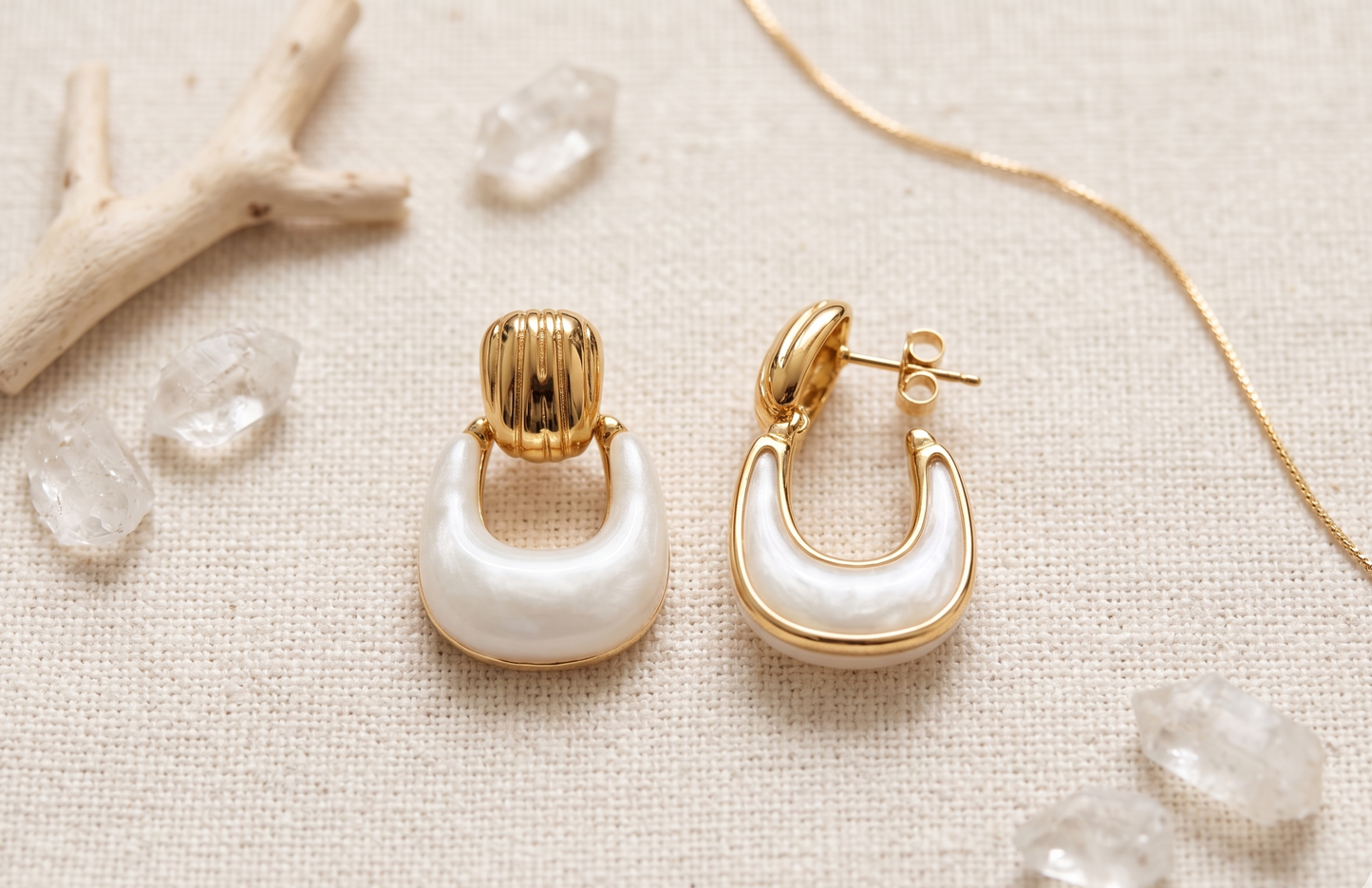 Gloss Shell Earring