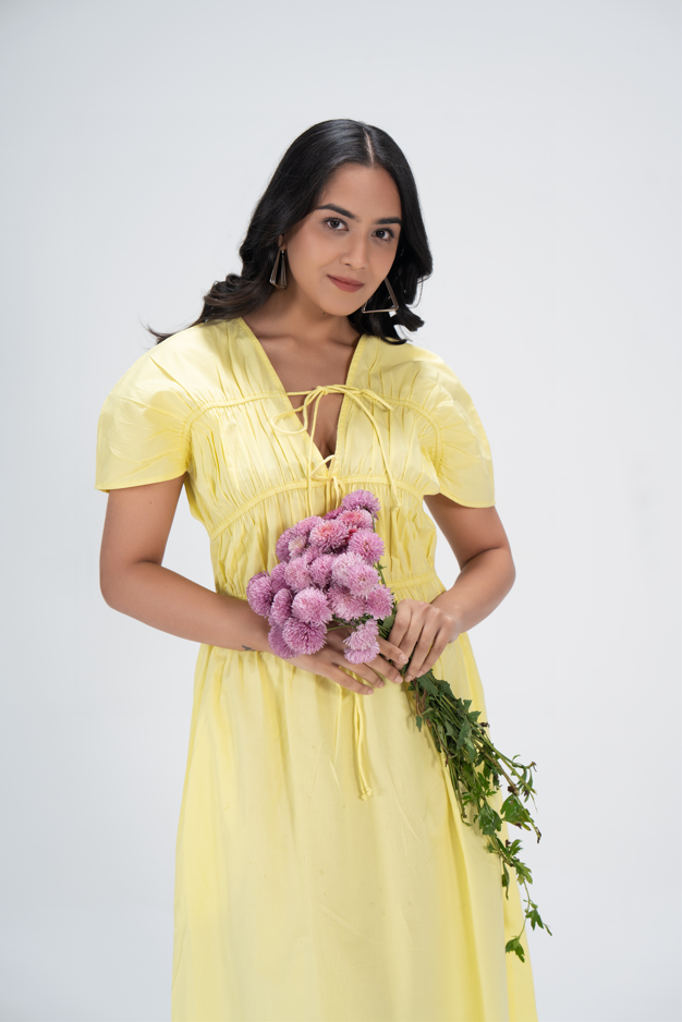 Sunshine Yellow Maxi dress