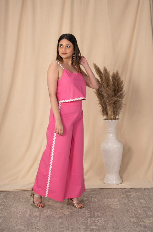 Pink Orchid Lace Co-ord set