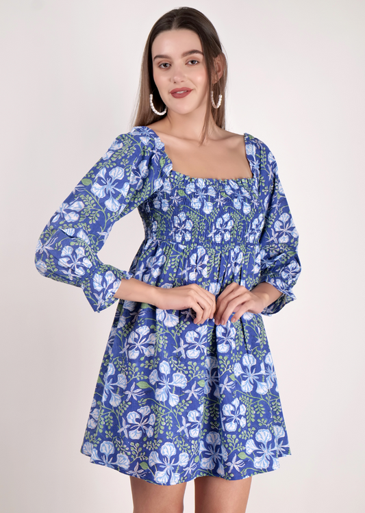 Bluebell mini Cotton dress