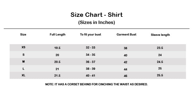 Tailored Corset White Shirt