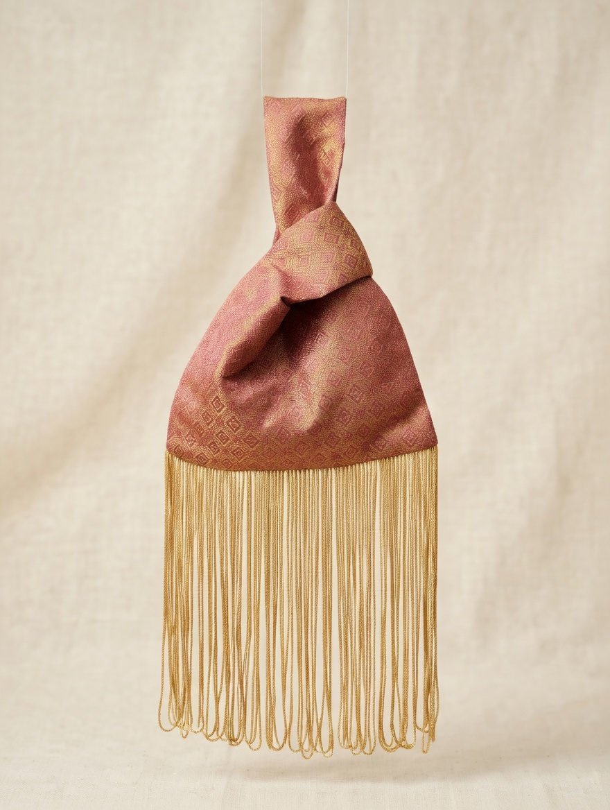 The Dusty Pink Knot Bag