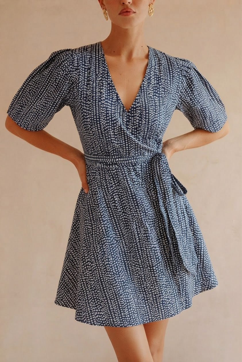 Riviera Breeze Wrap Dress