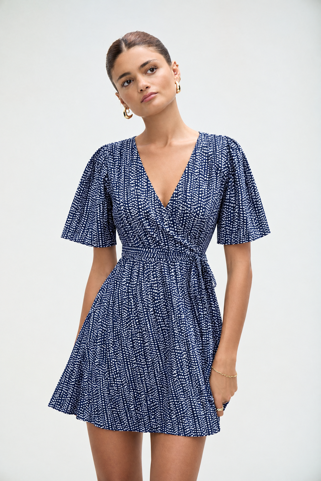 Riviera Breeze Wrap Dress