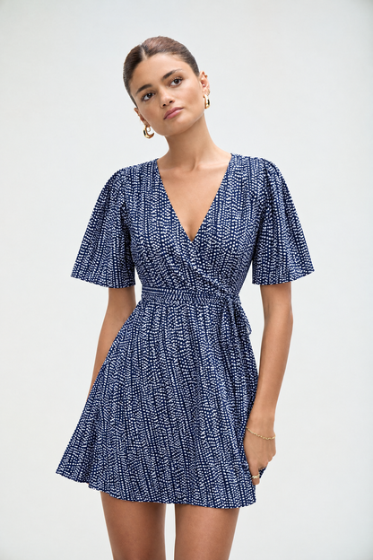 Riviera Breeze Wrap Dress