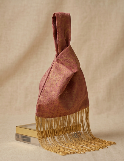 The Dusty Pink Knot Bag