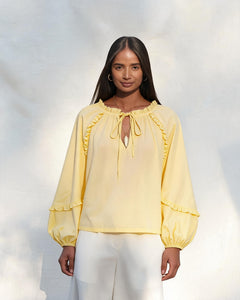 The Verona Tie-Neck Blouse