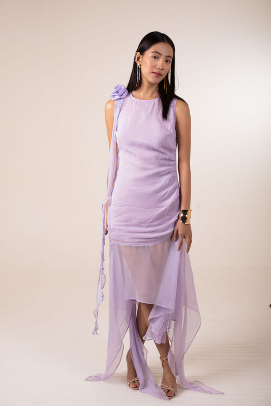 Wisteria Chiffon Flow dress