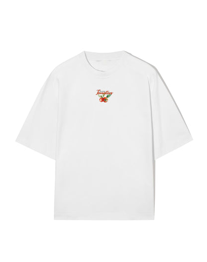 Blooming Tomatoes oversized white tshirt
