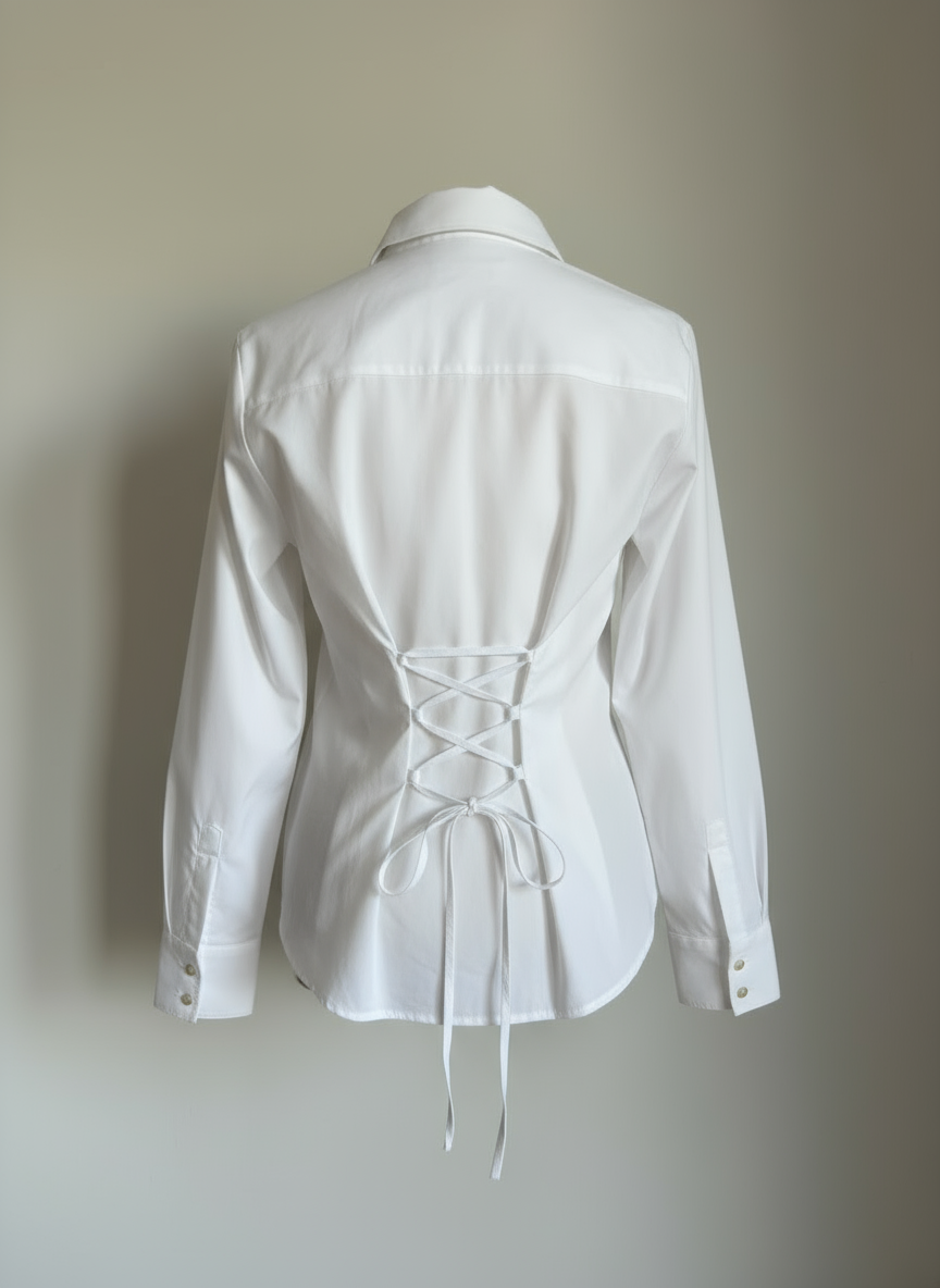 Tailored Corset White Shirt