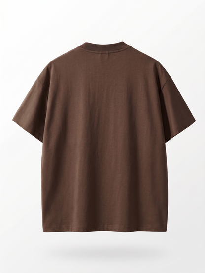You Grow Girl oversized brown tshirt