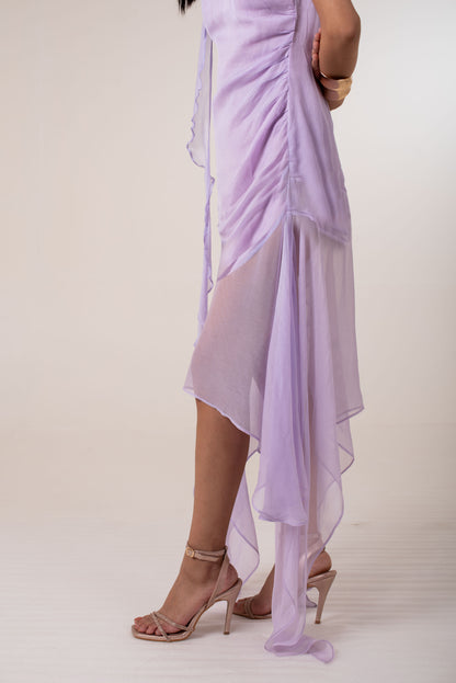 Wisteria Chiffon Flow dress