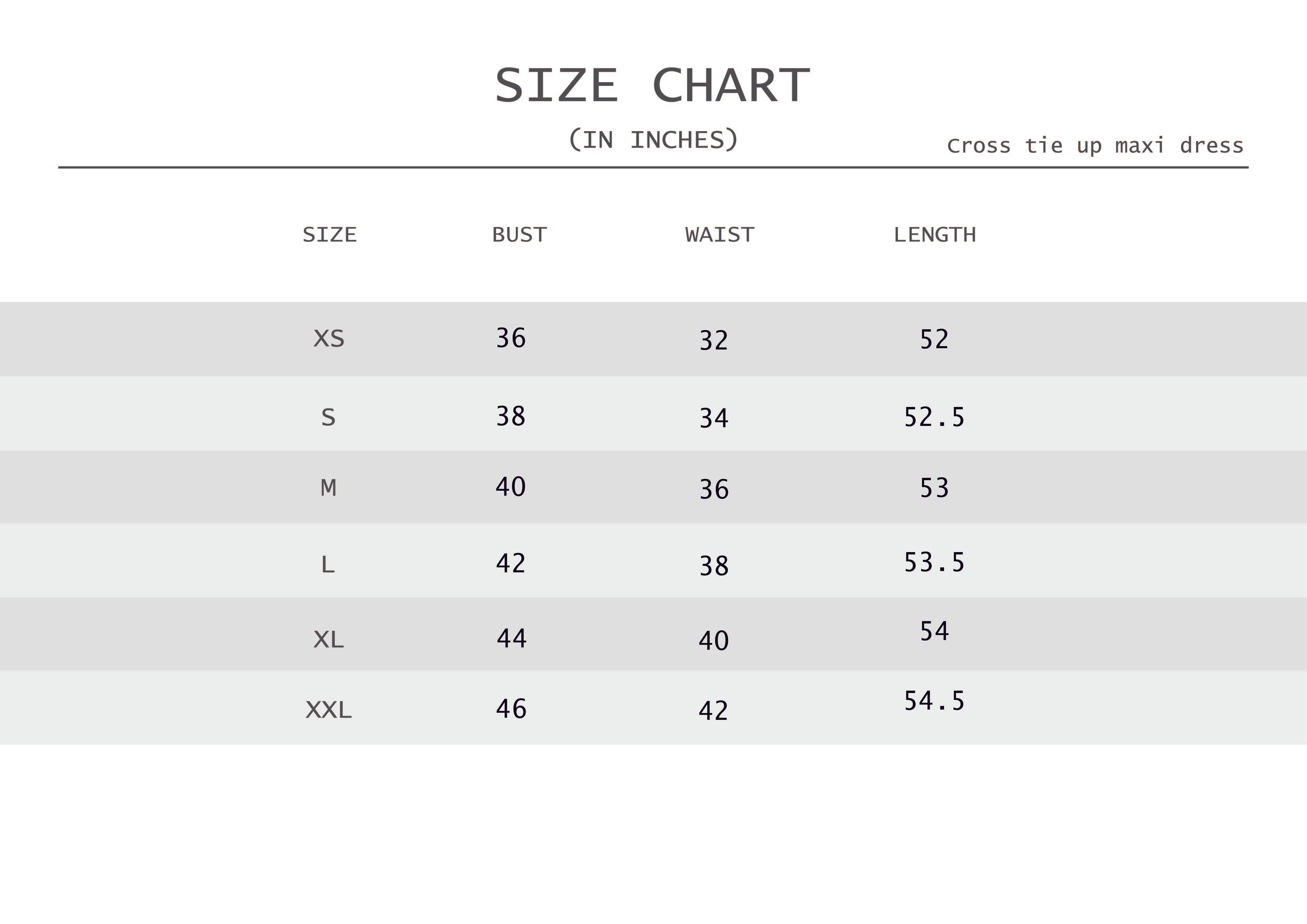 Cross tie up maxi dress