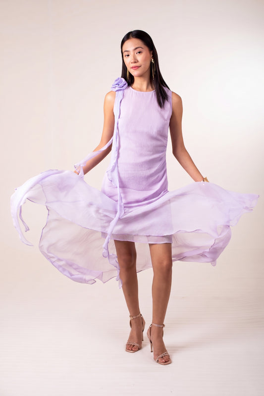 Wisteria Chiffon Flow dress
